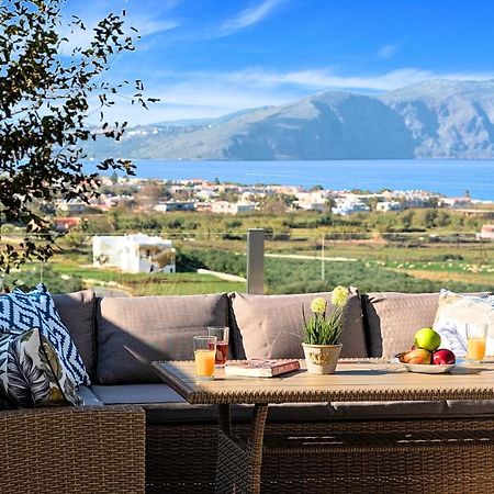 Cretan Sunset Villa Heated Pool Dhrámia エクステリア 写真
