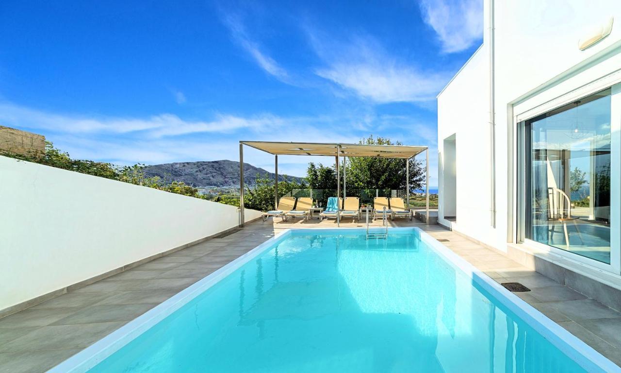 Cretan Sunset Villa Heated Pool Dhrámia エクステリア 写真